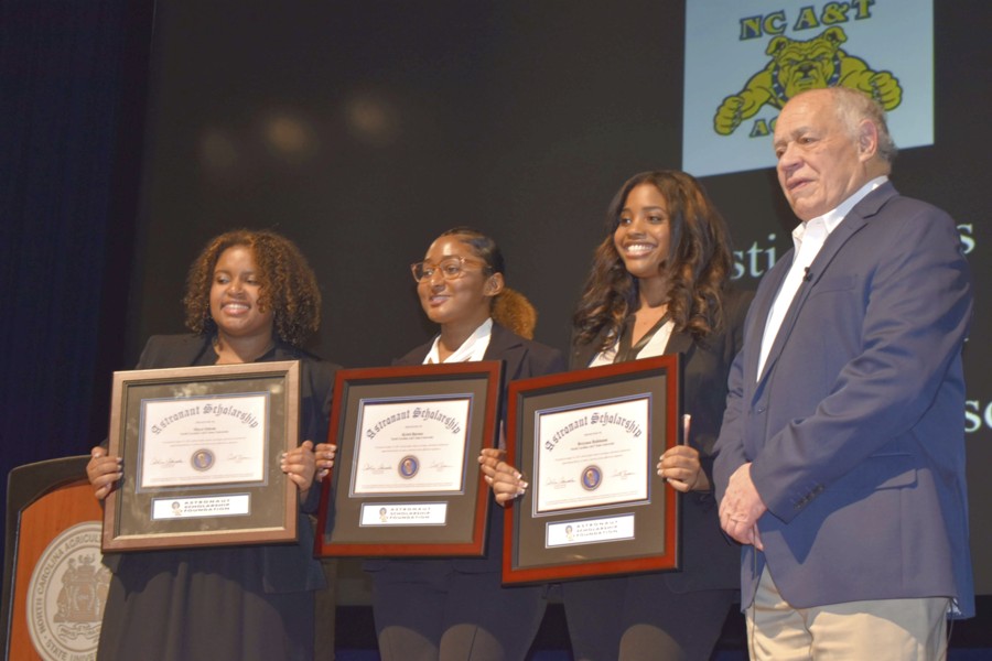 Record Three N.C. A&T Students Awarded Prestigious Astronaut Scholarship