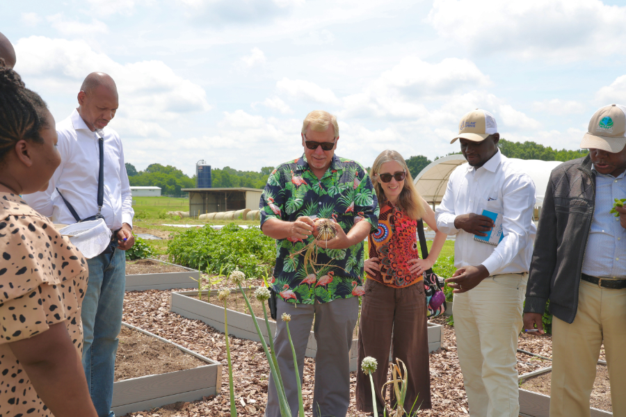 Mali Delegates Tour CAES Programs and Labs During International Exchange Visit